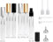 6 Piezas Atomizador Perfume 10 ml , Dispensador Perfume Viaje Bote Colonia Recargable, Pulverizador de Perfume Reutilizable, Botella de Perfume Portátil Transparente Vítreo con Embudo Boquilla Gotero