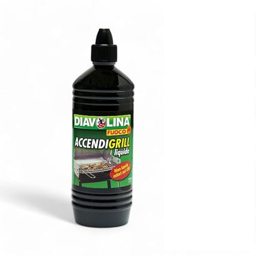 Briconess.com Allumez facilement le gril et le barbecue avec un allume-grill liquide 1 litre sûr et rapide utilisation sur charbon et bois