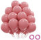 Palloncini Rosa 52 Pezzi Palloncino Retrò Rosa Compleanno, Balloons Rosa Vintage Elio Baby Shower Festa Di Nozze Decorazione Compleanno, 12 Pollici