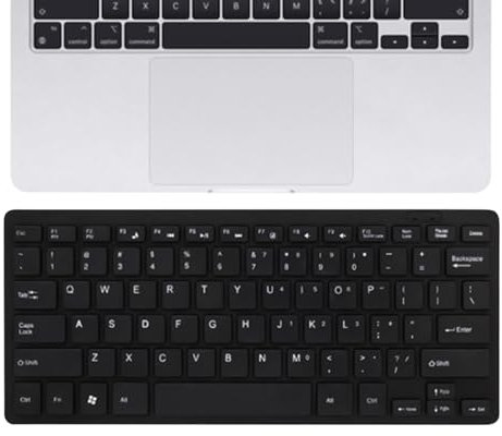 Teclado de tableta, Teclado para tableta - Teclado silencioso con cable,Dispositivo de mecanografía ligero, teclado ultradelgado, mecanografiador portátil USB para hombres y mujeres, tableta portátil