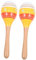 JEWEDECO 2pcs Cartoon Sand Hammer Toys for Boys and Girls Early Educational Percussion Instruments for Developmental Play and Sensory Exploration Smooth Edges for Safe Use