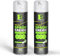 Spraytive 2 x 500 ml de tiza en aerosol amarillo neón – Pintura de tiza luminosa lavable – Pintura de tiza para exteriores, pintura para exterior, marcador temporal, spray de pintura para asfalto,