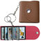 Vonavira Mini Fotoalbum Schlüsselanhänger, personalisierter Schlüsselanhänger mit Foto, DIY Leder Fotobuch, kleines Taschenalbum Geschenk für Familie, Freunde, Paare