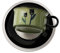 COLLBATH Set Di Tazze Da Caffè in Ceramica Con Piattino Tazza Per Acqua Bere Bevande 250 Ml