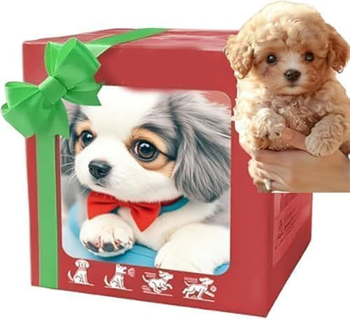 Rietoiu 2026 New My Realistic Robot Puppy,Interactive Electronic Plush Puppy Toy，ealistic Robots Puppy, Can Walk, Bark & Wag Its Tail, Interactive Lifelike Pet for Children & Adults (Grey)