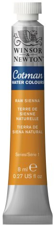 Winsor & Newton Cotman 8ml Water Colour Tube - Raw Sienna