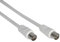 InLine 69410 Koaxialkabel 10 m weiß - Stecker/Buchse Koaxialkabel (10 m, weiß)