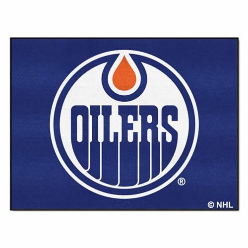 FANMATS NHL Edmonton Oilers Nylon Face All-Star Teppich, 86,4 x 114,3 cm
