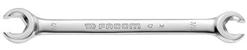FACOM 42.7/16X1/2 Series 42 Inch 15 Degree Hinged Flare Nut Wrench, 7/16 inch x 1/2 inch Size