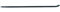 HaWe 32.015 Brecheisen Aufgebogen, 1500 x 30 mm