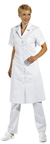 Berufskleid 1/2 Arm Farbe weiss Größe 48