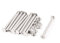sourcing map 10Pcs Vis Reliure M5x60mm Nickelé Rivet Reliure Post Vis pour Album Menu