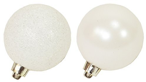 CHICCIE 30 Set di Palline di Natale – Bianco Invernale, Bianco, Sangue di Bue, Bolle di Sapone, Rosa, Nero, Grigio Lana, Blu, eucalipto, Marmo, Rosa