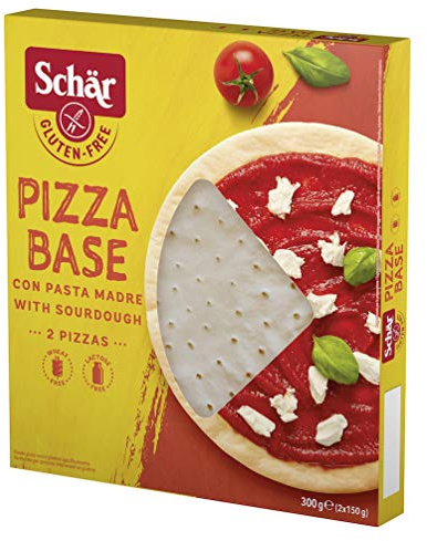 Schar Pizza Base con Pasta Madre Senza Glutine, 2 x 150g