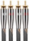 SKW Audiophile HiFi Cable Audio RCA, 2RCA a 2RCA Cable Cinch, Cobre de gran pureza, Nylon trenzado,Compatible con Amplificador, Home Cinema, Altavoz, Reproductor, CD, DVD - 3M