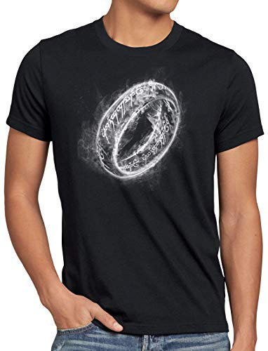style3 Der Eine Ring Herren T-Shirt neuseeland auenland, Größe:L