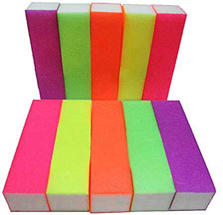 Exceart 10 Piezas Pulidor De Uñas Lima De Uñas De Bloque De Pulido Uña Del Dedo Del Pie Pulidores De Uñas Bloque Para Pulir Uñas Limas Para Uñas Lima Uñas Limas De Uñas Esponja Clavo