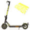 Aufkleber-Set (30-teilig) Sticker-Set auf 35x24cm Bogen geeignet für Doc-Green ESA 5000 1919 Xiaomi M365 E-Scooter (Neon-Gelb)