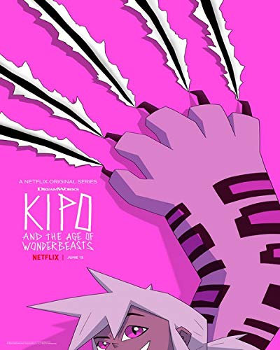 KIPO and The Age of Wonderbeasts Tv Series - Poster cm. 30 x 40