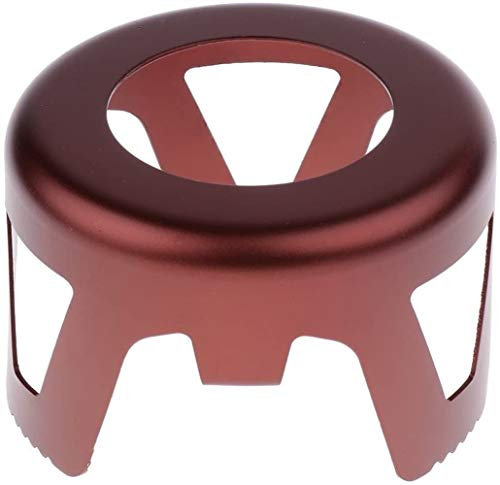 Sitrda Portable Alcohol Stove Stand Alcohol Stove Pot Stand Support for Hiking Camping Outdoor Activity (Copper)
