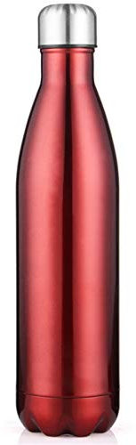 YCDZ Taza De Viaje Forro De Acero Inoxidable Taza De Aislamiento Comercial Taza De Té Al Vacío Olla De Viaje Guangwai Botella De Hervidor Doble (Rojo Brillante)