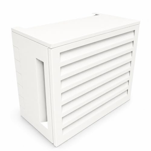ATOLE Klimaanlage Abdeckung Aluminium pulverbeschichtet Größe 0 H 69 x B 90 x T 50 cm weiß