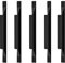 Qrity 10x Griffe aus Europäischer Aluminiumlegierung Küchenschrank zieht Garderobengriffe Schubladen Ziehen Gesamtlänge 200 mm, Lochabstand 128 mm