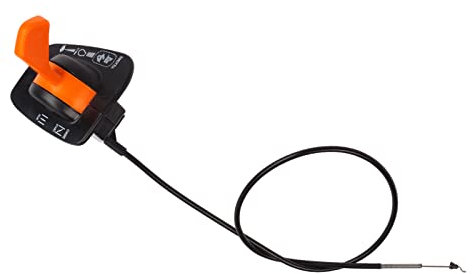 Single Lever Throttle Choke Cable,Throttle Choke Cable Control Assembly GY20749 Single Lever Throttle Choke Cable Replacement for John Deere 102 105 115