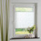 Plissee mit Blumenmotiv, verstellbare Klemmträger, ohne Bohren, einfache Montage am Fensterrahmen, Breite: 50 cm/Länge: 130 cm