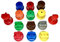 Generic Spraying Nozzles, Total of 5, Mix and Match, 110 Flat Fan, Deflector, Hollow Cone Tips for Knapsack Spraying, Weed Killing etc