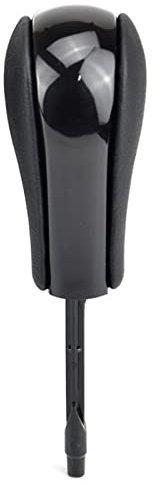 Schaltknauf Kohlefaser-Auto-Automatik-Schaltknauf Handball für BMW E39 E46 E53 E60 E61 E63 E64 E83 E81 E82 E87 E90 E91 E92 E93 ( Color : Black-Long )