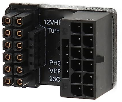 Connettore PCIe GPU, Connettore Maschio-Femmina 16P Ad Angolo di 180 Gradi, Scheda Adattatore per Scheda Grafica di Alimentazione 12V 600W, per Computer Desktop PH316 (PH316