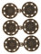 Lurrose 3 Paare Schnalle Verschluss Cape Kragen Verschluss Clip Schleife Ring Bouquet Haken Verschluss Befestigungen Für Kleidung Strickjacke Clip Zinklegierung Jahrgang Knopf