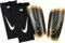Nike Espinilleras Unisex Nk Merc Lite – Fa22, Black/Black/MTLC Gold Coin, DN3611-013, L