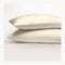 Seralino Satin Kissenbezug 50x70 Creme (2er Set) 100% Bio Baumwolle, Oeko-Tex, Kissenbezüge 50x70 mit Reißverschluss, weich & atmungsaktiv, Kopfkissen 50x70 Bezug, Kissenhülle für Kissen 50x70