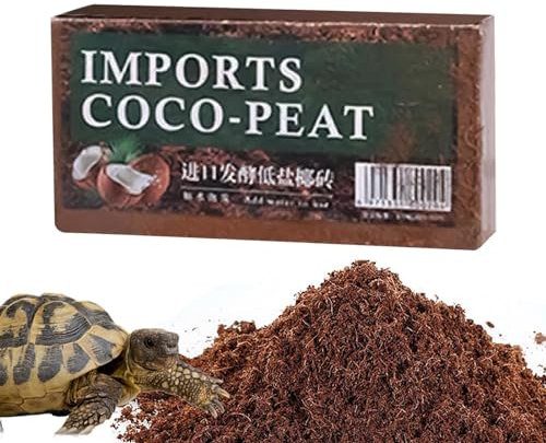 Dranng Kokosnuss-Kokos-Ziegel,Kokos-Kokos-Ziegel | Reptiliensubstrat-Ziegel Kokosnuss-Kokosnuss-Ziegel | Kokosnussschalen-Einstreu, Kokosfaser-Substrat, feuchtigkeitsspendendes natürliches