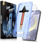 MAGIC JOHN Lot de 2 protections d'écran en verre trempé pour Samsung Galaxy S24 Plus/S24+ (6,7) - Installation automatique contre la poussière, sans bulles, HD transparent, résistant aux chocs