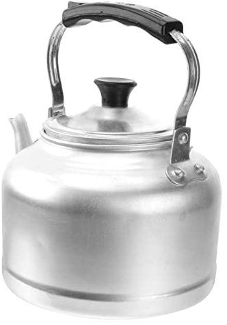 Hervidor de aluminio Tetera de cocina Hervidor de agua conveniente Hervidor de agua de mano Hervidor de café resistente al desgaste Caldera para estufa Olla para calentar agua Uso diario Hervidor de