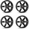 4x Borbet Felgen DB8GT2 8.5x19 ET45 5x114,3 black matt kompatibel mit Hyundai i20 N i30 i40 Ioniq Ioniq 6 Kona Nexo Santa Fe Tucson