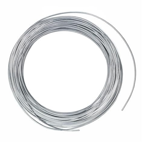 RRRST Puro Filo di zinco 3mm, Elevata purezza 99.995%, Diametro 3mm (3mm, 3 metri)