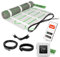EH Expert EcoPRO Heizmatten Set | 200 W/m² | 3 m² | Elektrische Fußbodenheizung - für Fliesen, Naturstein, Teppich, Vinyl und Laminat, inkl. Installationsmaterial, mit WLAN Touchthermostat (Weiß)