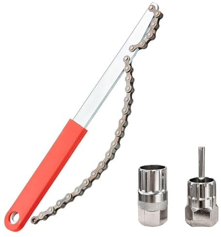 Mimoke Set di attrezzi per la rimozione della catena per bicicletta, con estrattore universale per cassette e estrattore per corona a vite