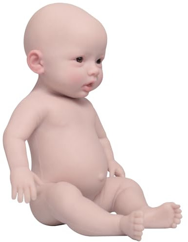Yuewen 18,5 Zoll Volle Silikon Neugeborene Babypuppe Nicht Vinyl weiche Silikon Baby lebhafte Wiedergeborene Puppe