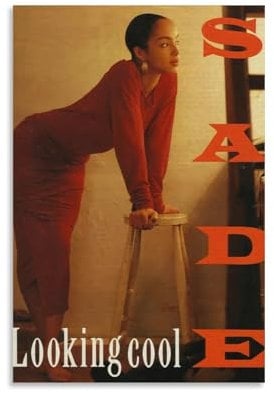 ijshndgn Sade Poster, Vintage-Kunst, Raumdekoration, ästhetisch für Schlafzimmer, Wohnzimmer, Wände, ästhetisches Poster, 30 x 45 cm, ungerahmter Stil