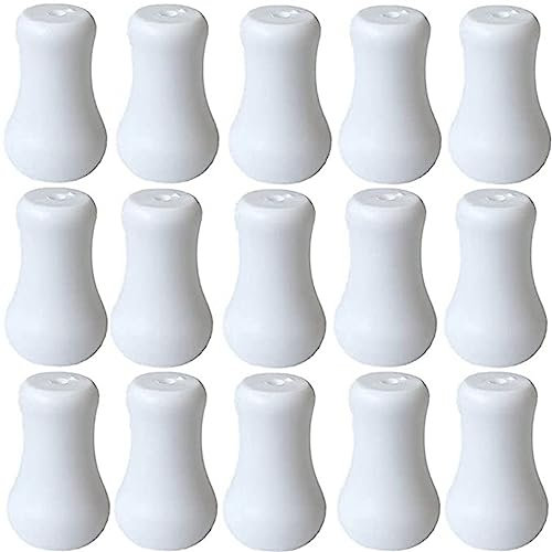 15Pcs White Cord Window Blind Knobs Drops Pull End For Shade