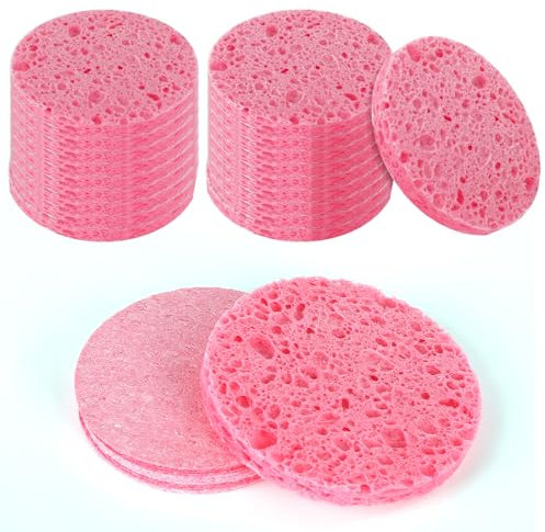 Gesichtsschwämme (rund rosa, 20pcs)