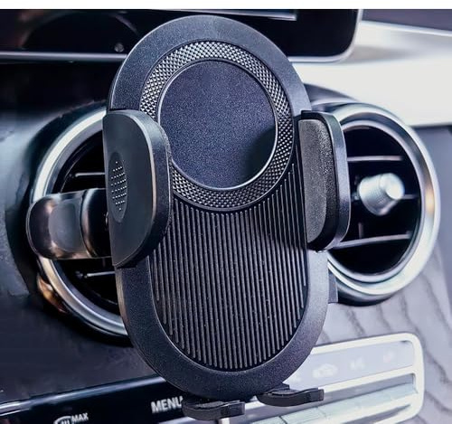 YIEDDE Handyhalterung Auto für Runde lüftungen Kratzschutz KFZ Handy Halterung für Mercedes-Benz A/B/C/E/S smart 451 453 Mini-Cooper FIAT 500 Ibiza