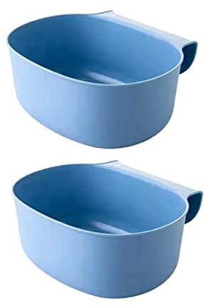 PRETYZOOM 2pièces Poubelle Suspendue De Cuisine Plastique Collecteur De Déchets Pratique Pour Sous Évier Gain De Place Accessoire De Rangement Pour Cuisine Moderne Nordic