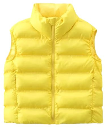 Doudoune sans manches pour femme - Automne et hiver - Coupe-vent - Chaud - Pour le sport, doré, M
