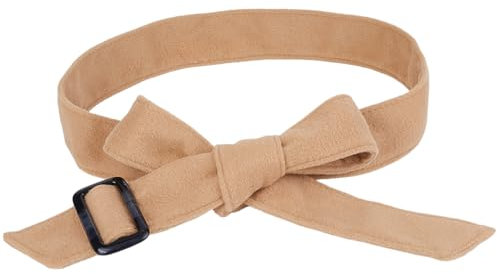 GORGECRAFT Mantelgürtel aus Kunstwolle, 1,7 m, mit Schnalle, Ersatzgürtel für Trenchcoat, Burlywood, Umwickelgürtel für Mantel, Wollmantel für Gürtel